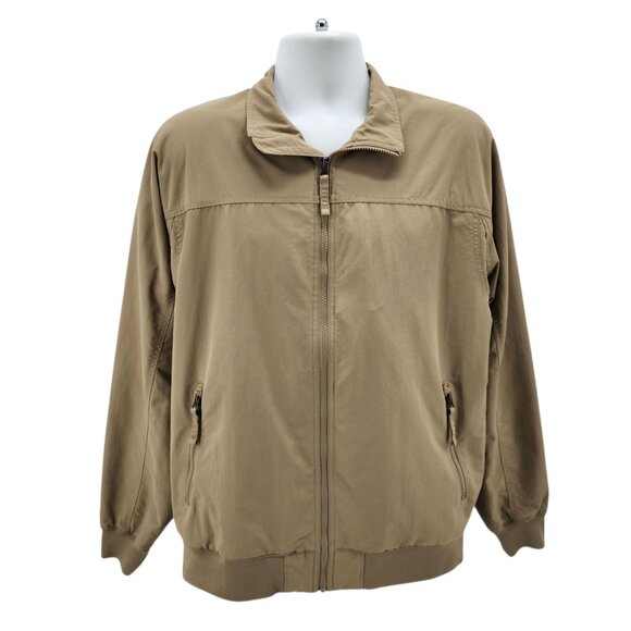 Duluth Trading Co Mens Medium Jacket Lightweight Grab Jacket Nylon Khaki Outdoor - Picture 3 of 10